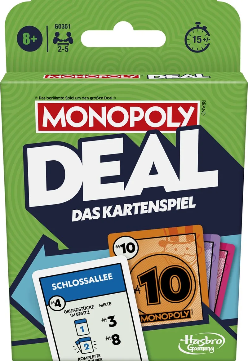 Monopoly Deal Kartenspiel. from Hasbro Gaming – box