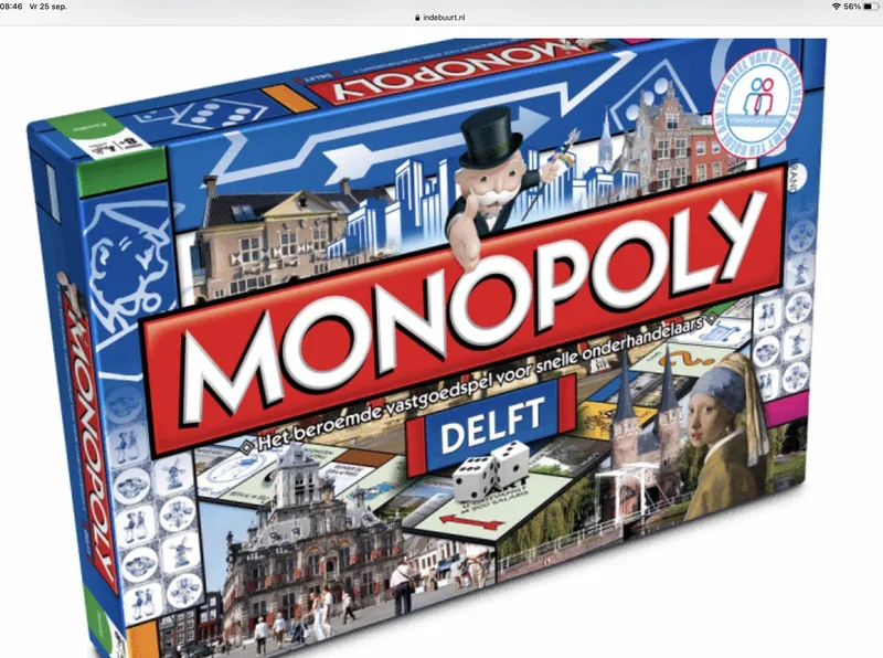 Monopoly Delft from Hasbro Gaming – box
