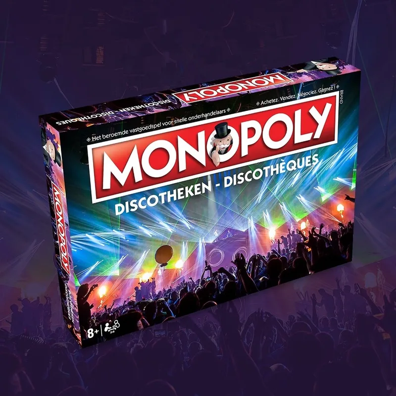 Monopoly Discotheken - Bordspel fra Hasbro Gaming – æske