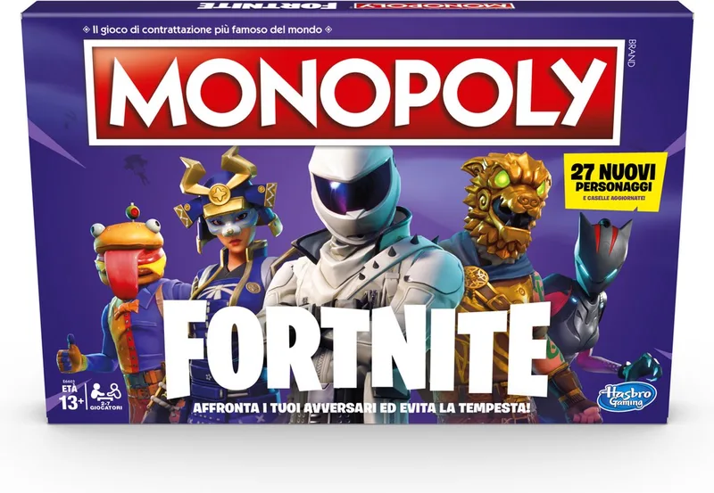 Monopoly Fortnite Bordspel Familie van Hasbro Gaming, editie Meerkleurig – doos