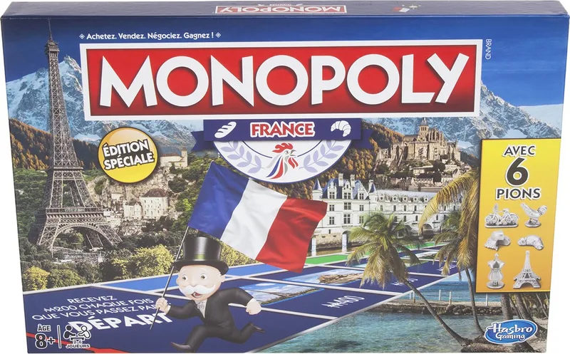 Monopoly France fra Hasbro Gaming – æske