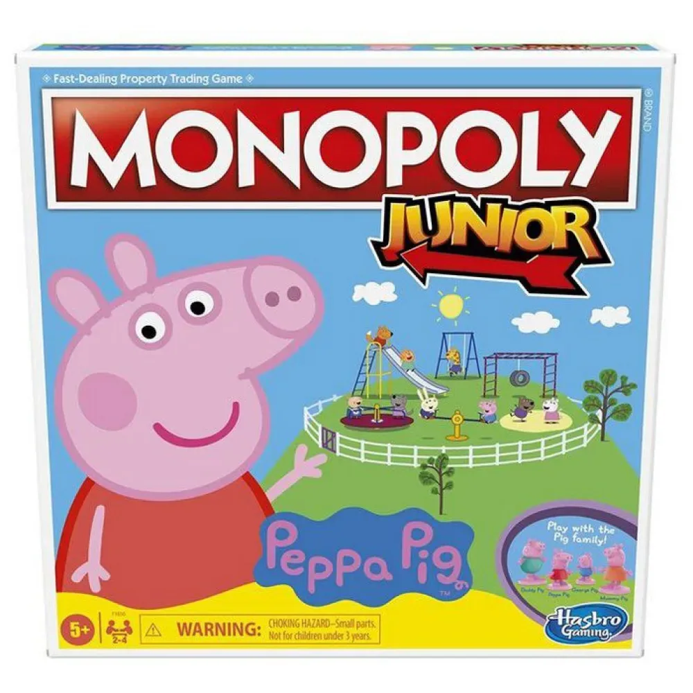 Monopoly Junior Peppa Pig från Hasbro Gaming – kartong