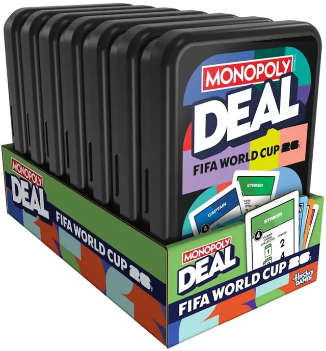 Monopoly kaartspel FIFA editie - kaartspel voor gezinnen.