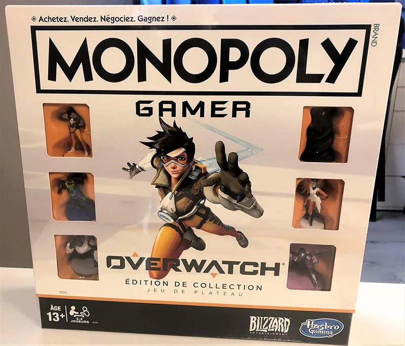 Monopoly - Overwatch Collector's Edition (Franstalig) fra Hasbro Gaming – æske