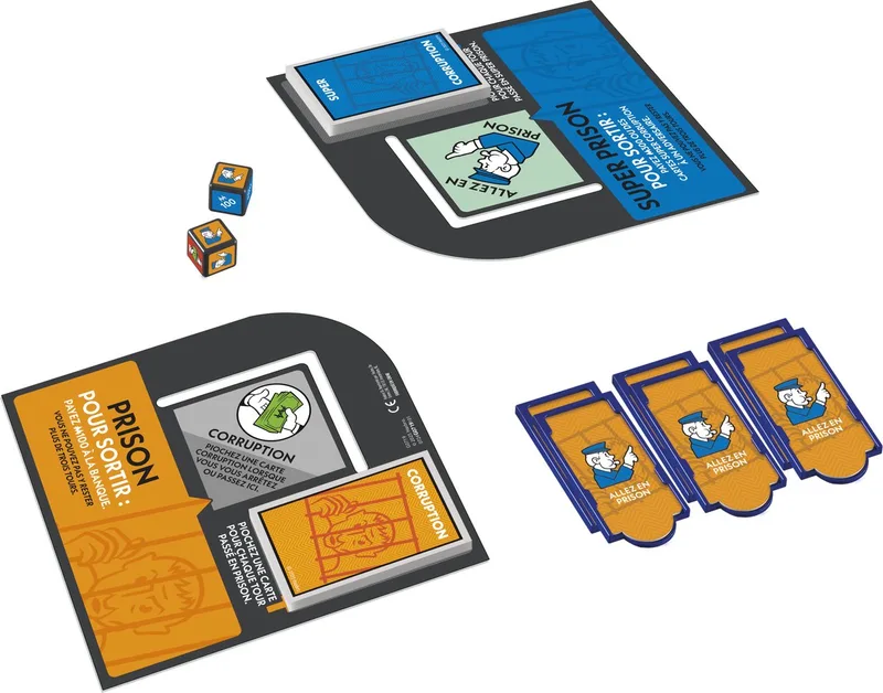 Naar de gevangenis - UItbreiding - Franstalig von Hasbro Gaming – Schachtel