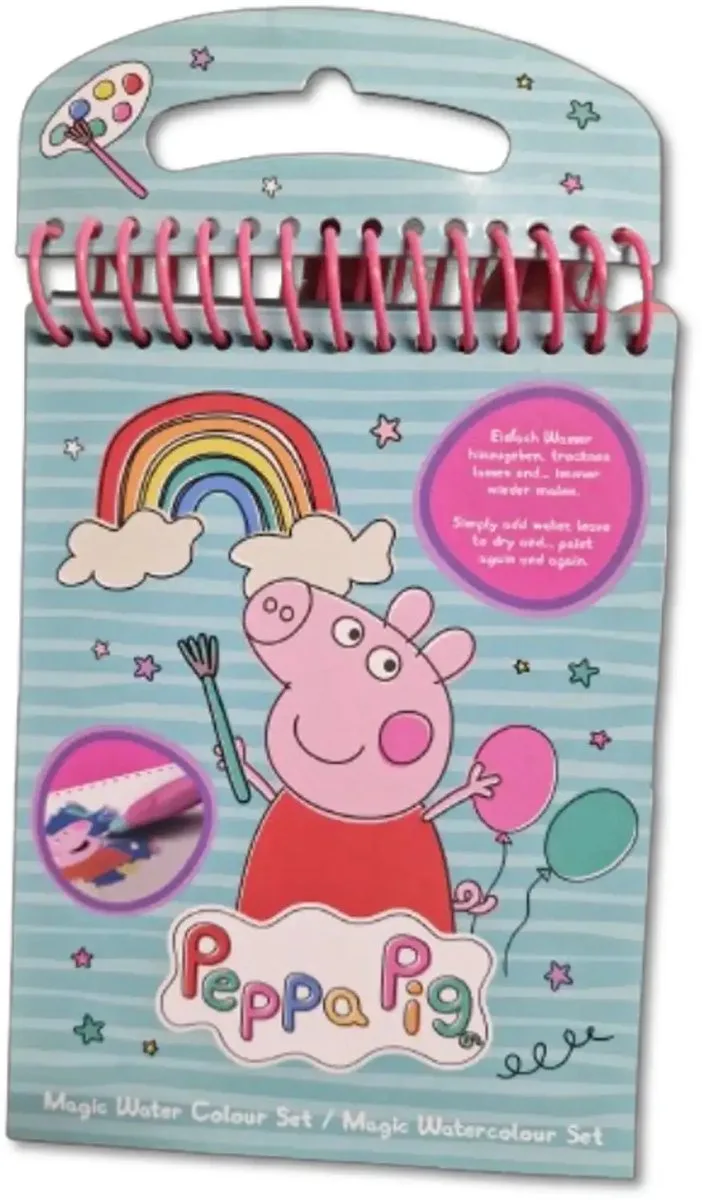 Peppa Pig magische waterkleur set from Hasbro Gaming, Divers edition – box