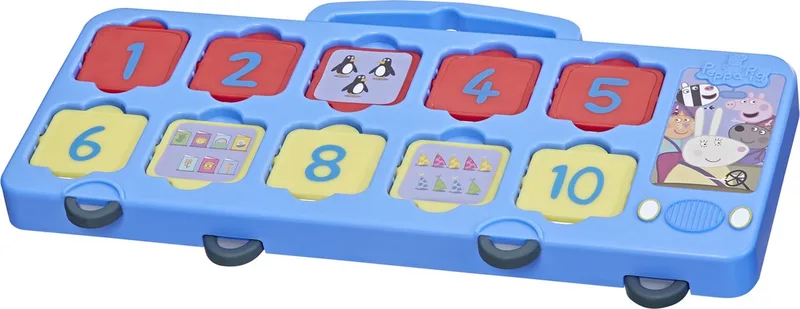 Peppa Pig Peppa's 1-2-3 Bus from Hasbro Gaming, Meerkleurig edition – box