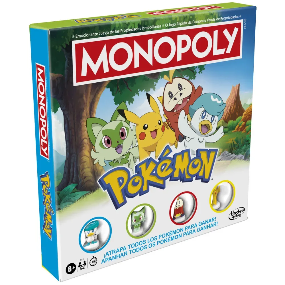 Monopoly Édition Jeu De Société Pokémon de Hasbro Gaming – boîte