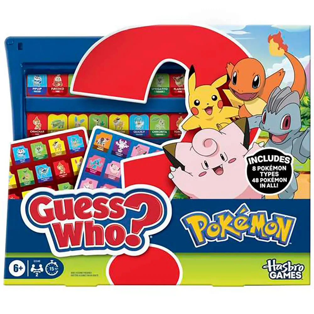 Hasbro Jeu De Société Pokemon Guess Who? de Hasbro Gaming – boîte