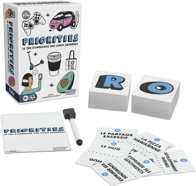 Priorities - Partyspel - Franstalig from Hasbro Gaming – box