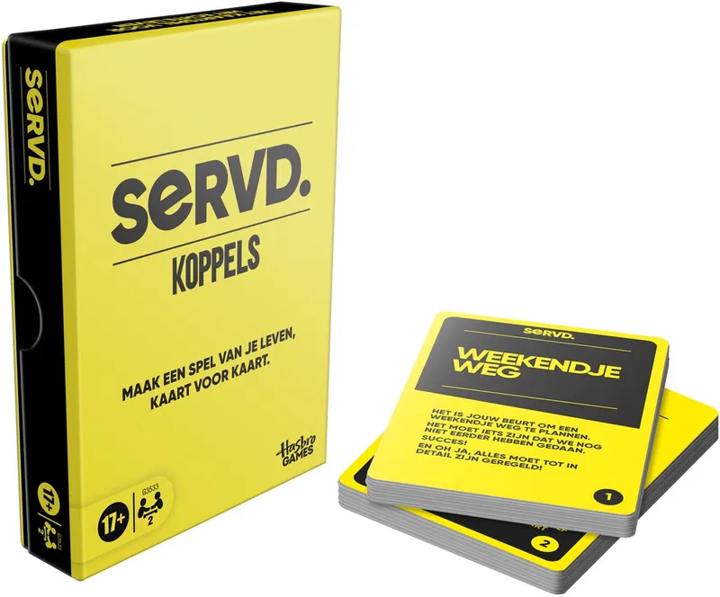 SERVD Koppels - Kaartspel voor volwassenen from Hasbro Gaming – box
