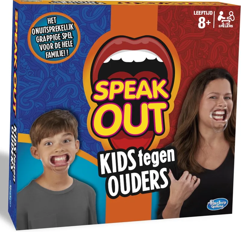 Speak Out Kids Vs Parents fra Hasbro Gaming – æske