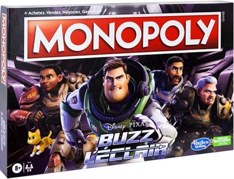 spel Disney Buzz L'Eclair 27 x 40cm, Frans-talig von Hasbro Gaming – Schachtel