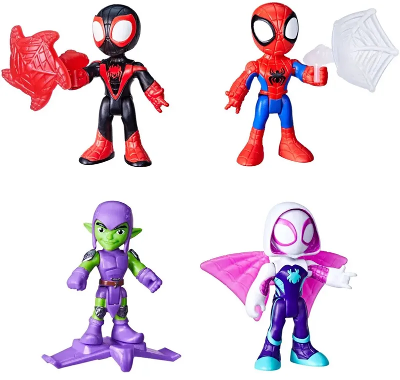 SPIDEY AMAZING FRIENDS 3IN EVERGREEN FIG ACCSRY ASSORTED. de Hasbro Gaming, édition Multicolor – boîte