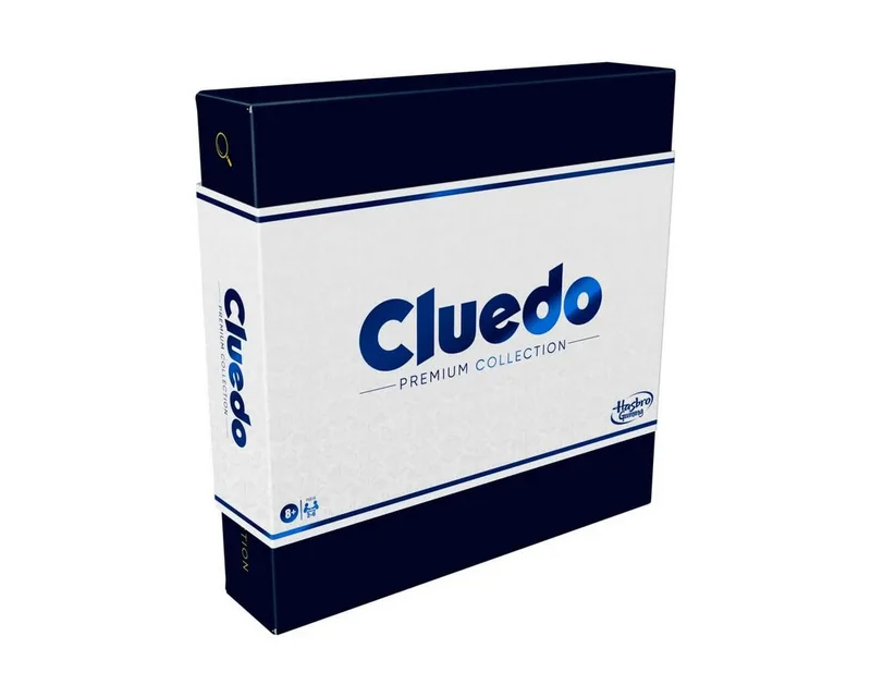 Spiel Cluedo - Premium Collection, Brettspiel de Hasbro Gaming, édition Blau – boîte