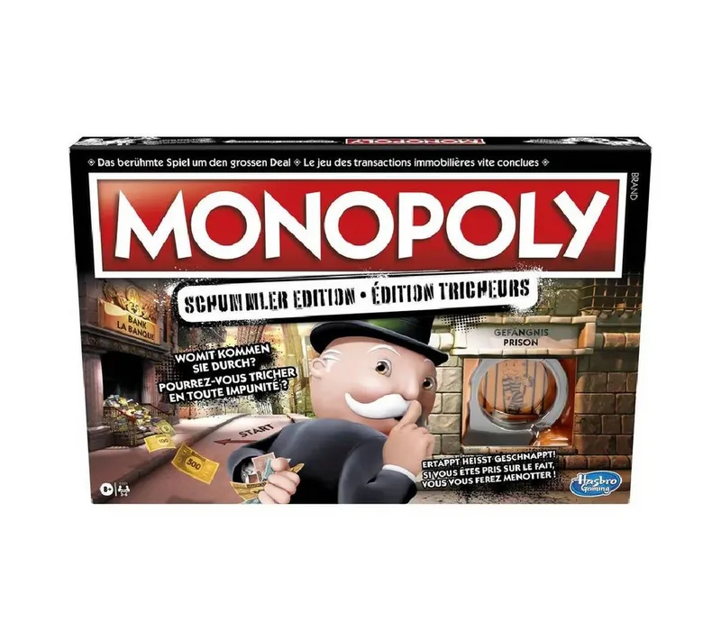 Spiel Hasbro Monopoly Mogeln und Täuschen Schummler Edition E1871149 from Hasbro Gaming, Bunt edition – box