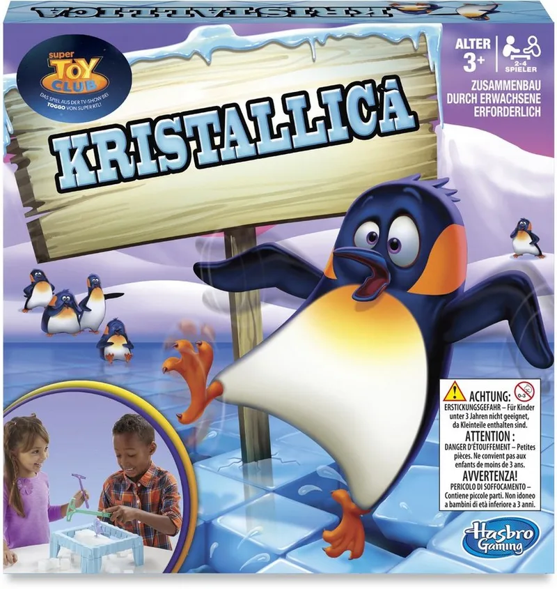 Spiel Kristallica fra Hasbro Gaming, Bunt-udgave – æske