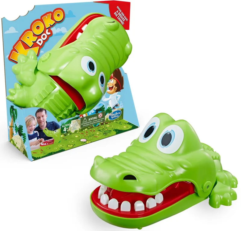 Spiel Kroko Doc from Hasbro Gaming, Grün edition – box