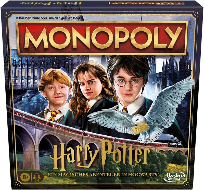 Spiel Monopoly Harry Potter, Gesellschaftsspiel de Hasbro Gaming, édition Bunt – boîte
