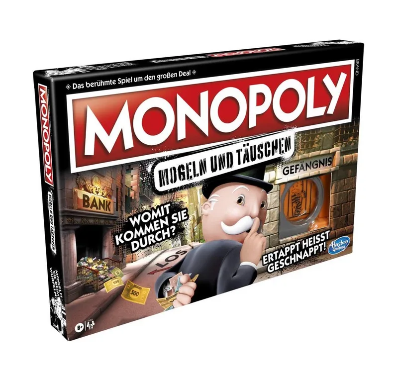 Spiel Monopoly Mogeln & Täuschen, Monopoly Mogeln & Täuschen från Hasbro Gaming, utgåva Bunt – kartong