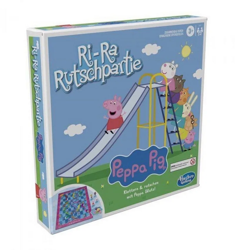 Spiel Peppa Wutz Ri-Ra Rutschpartie Brettspiel ab 3 Jahren från Hasbro Gaming – kartong