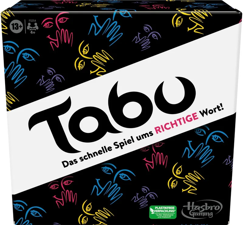 Spiel Tabu from Hasbro Gaming, Bunt edition – box