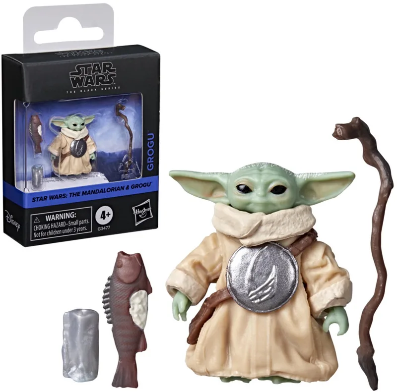 Star Wars actiefiguur Grogu The Mandalorian 15 cm speelgoed. från Hasbro Gaming, utgåva Meerkleurig – kartong