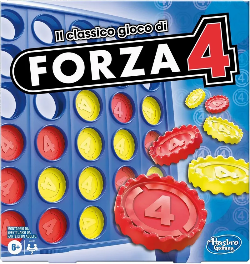 Strategisch Spel: Vier op een Rij - Italiaanse Editie from Hasbro Gaming – box