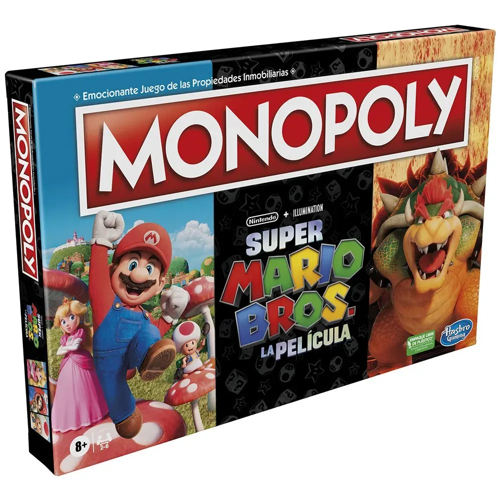 Super Mario Bros Monopoly De Film från Hasbro Gaming – kartong