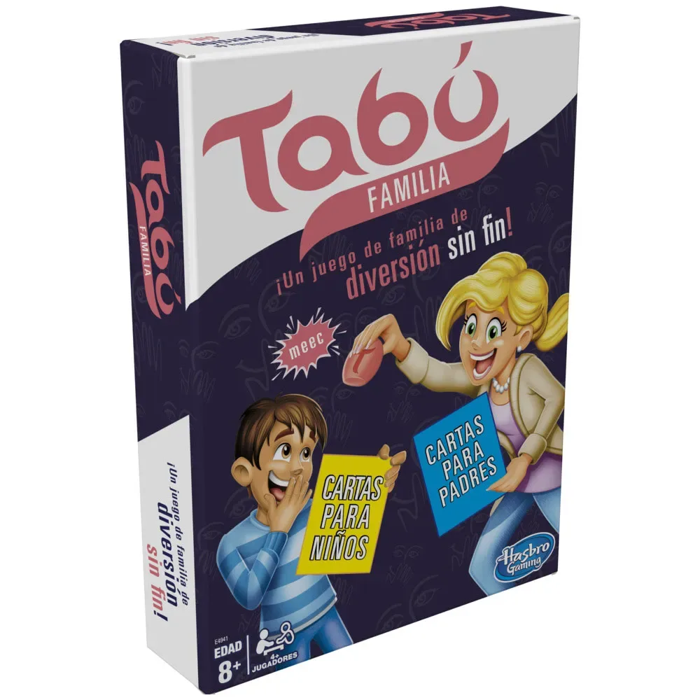 Taboe Familie Bordspel Spaans från Hasbro Gaming – kartong