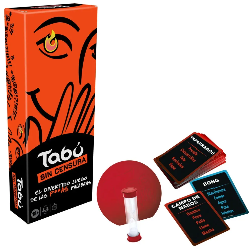 Hasbro Tabu Ocensurerat Spansk Version från Hasbro Gaming – kartong