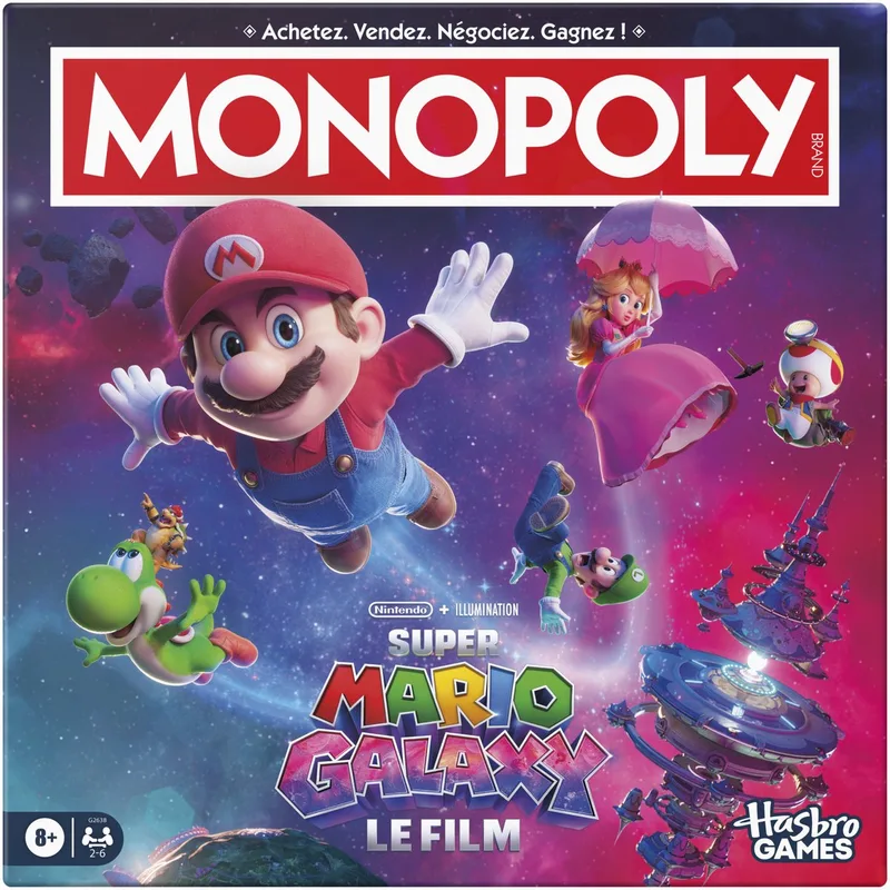 The Super Mario Galaxy Movie Editie - Bordspel - Franstalig von Hasbro Gaming – Schachtel
