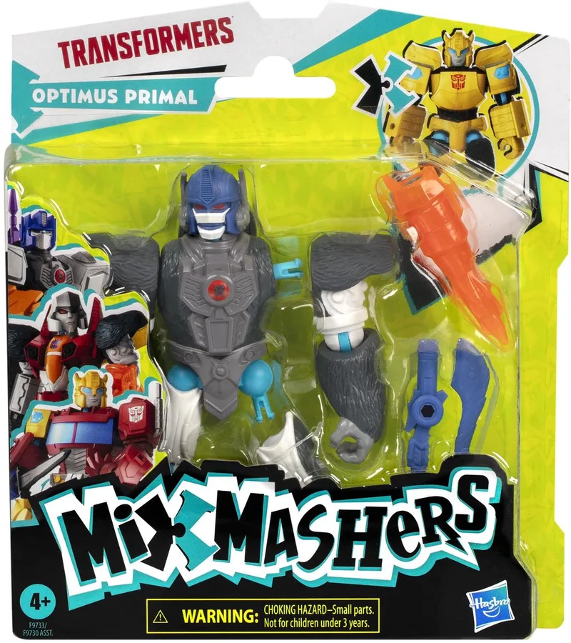 Transformers actiefiguur Optimus Prime MixMashers 12 cm speelgoed. från Hasbro Gaming, utgåva Multicolor – kartong