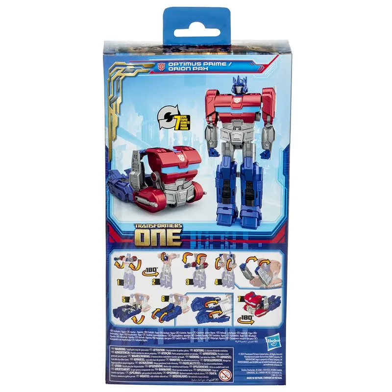 Transformers One - The Movie - Mega Changer - Optimus. from Hasbro Gaming, Multicolour edition – box 5 of 5