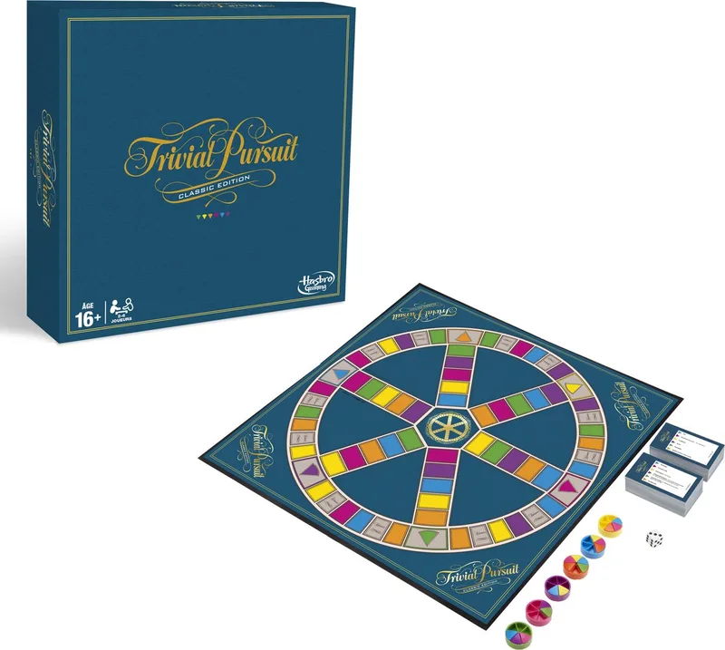 Trivial Pursuit Classic - Bordspel (Franstalig) fra Hasbro Gaming – æske