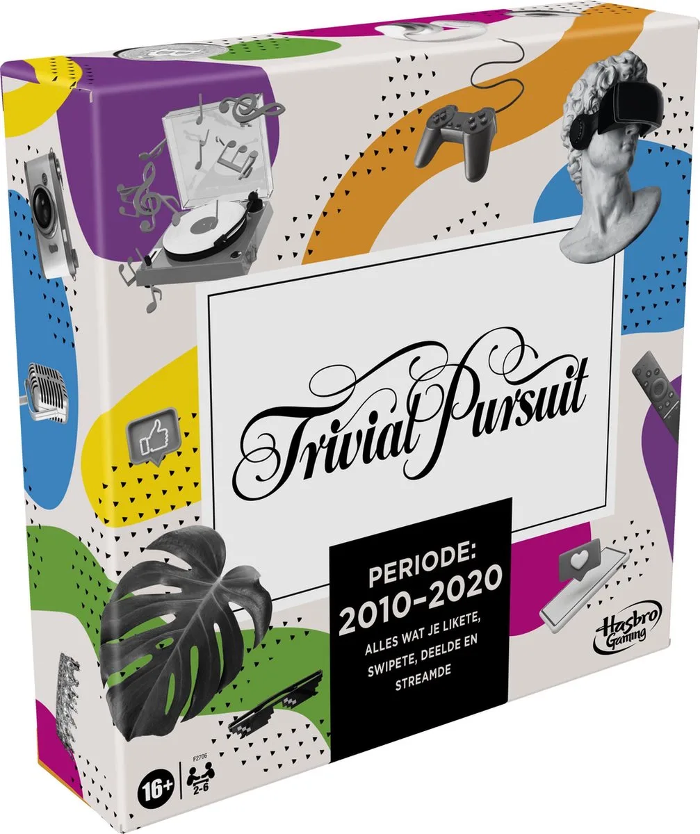 Trivial Pursuit Decennium: 2010-2020 de Hasbro Gaming – boîte
