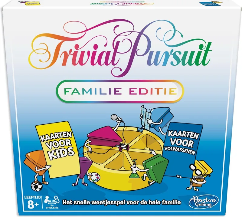 Trivial Pursuit Familie Editie België från Hasbro Gaming – kartong