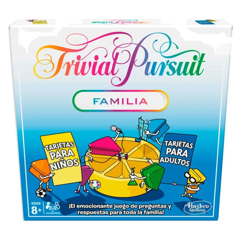Hasbro Trivial Pursuit Familjeutgåva Spanska från Hasbro Gaming – kartong