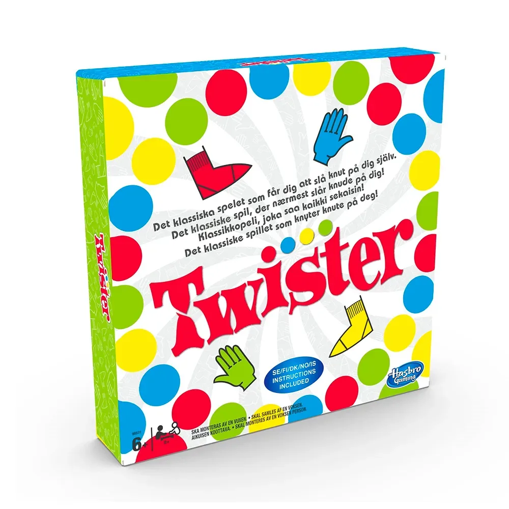 Twister (98831) Bordspel från Hasbro Gaming – kartong
