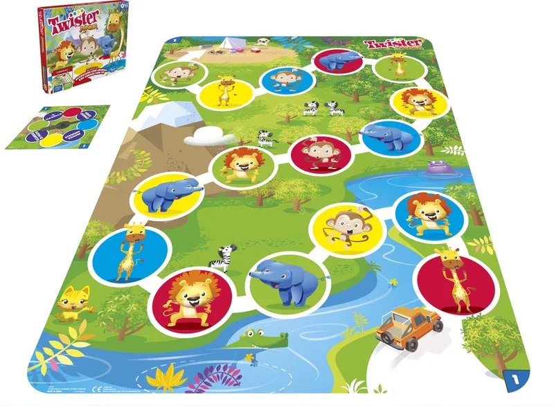 Twister Junior - Bordspel (Franstalig) från Hasbro Gaming – kartong