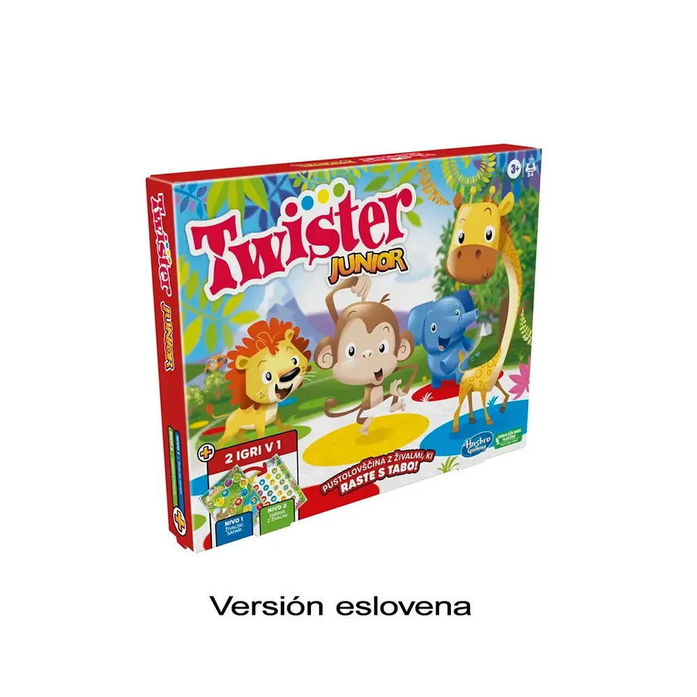 Twister Junior Bordspel In Het Sloveens från Hasbro Gaming – kartong
