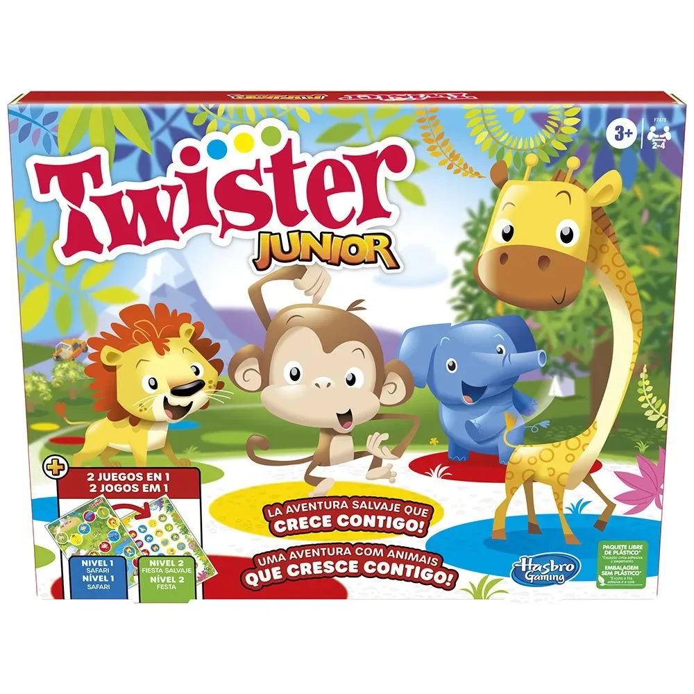 Twister Junior Versie Multi-lijnen från Hasbro Gaming – kartong