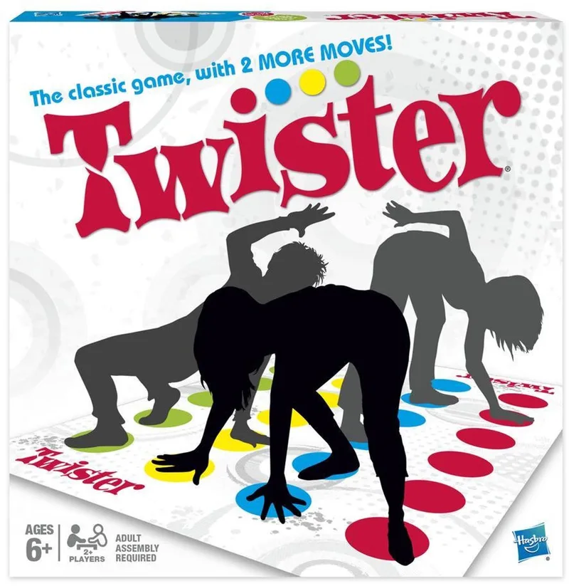 Twister - Partyspel - Gezelschapsspel - Hasbro Gaming Classic fra Hasbro Gaming – æske