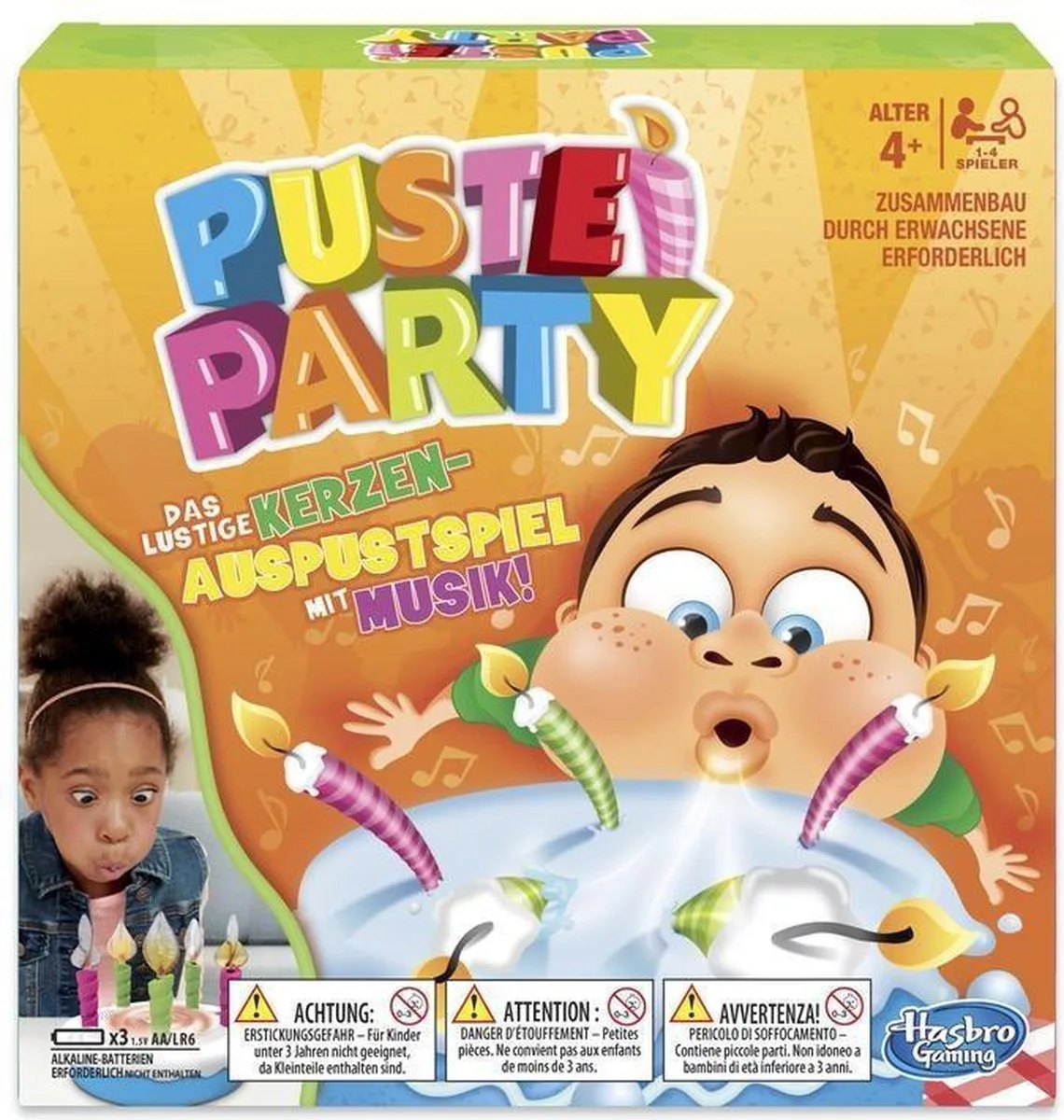 Verjaardagstaart van Hasbro Gaming – doos