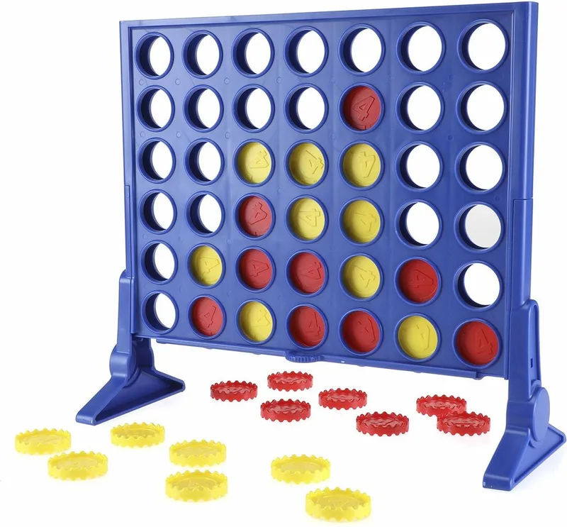 Vier Gewinnt – Strategisches Brettspiel, 2 Spieler fra Hasbro Gaming – æske