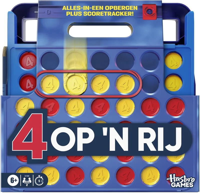 Vier op een Rij - Gezelschapsspel - Nieuwe Editie från Hasbro Gaming – kartong