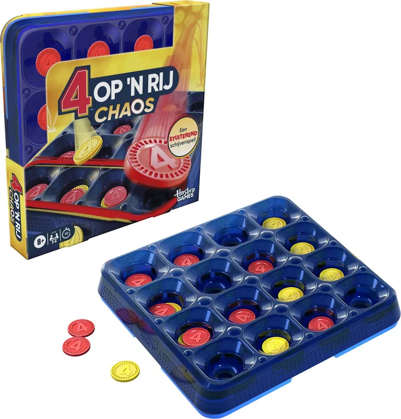 Vier op 'n Rij Chaos Frenzy fra Hasbro Gaming – æske