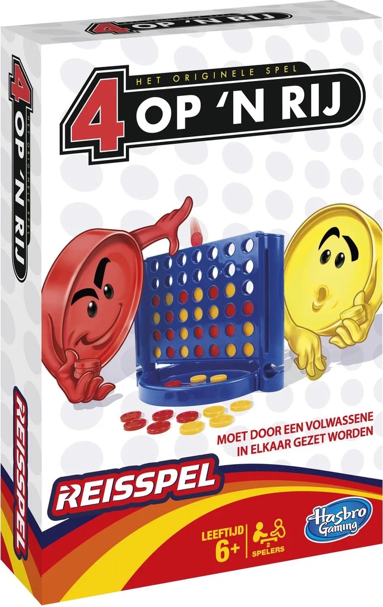 Vier Op'N Rij Grab And Go from Hasbro Gaming – box