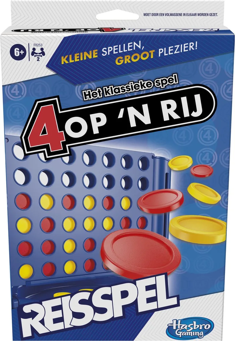 Vier op 'n Rij - Reisspel - Hasbro Gaming fra Hasbro Gaming – æske