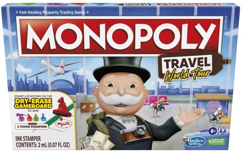 Wereldreis - Bordspel (Franstalig) de Hasbro Gaming – boîte